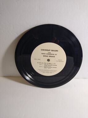 Chevrolet Dealers – 1975 Radio Commercial Kit Promo 7" Vinyl Campbell-Ewald